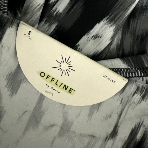 OFFLINE AERIE Real Me High Rise Crossover 7/8 Leggings Silver Shadow NWT Small - Picture 4 of 8